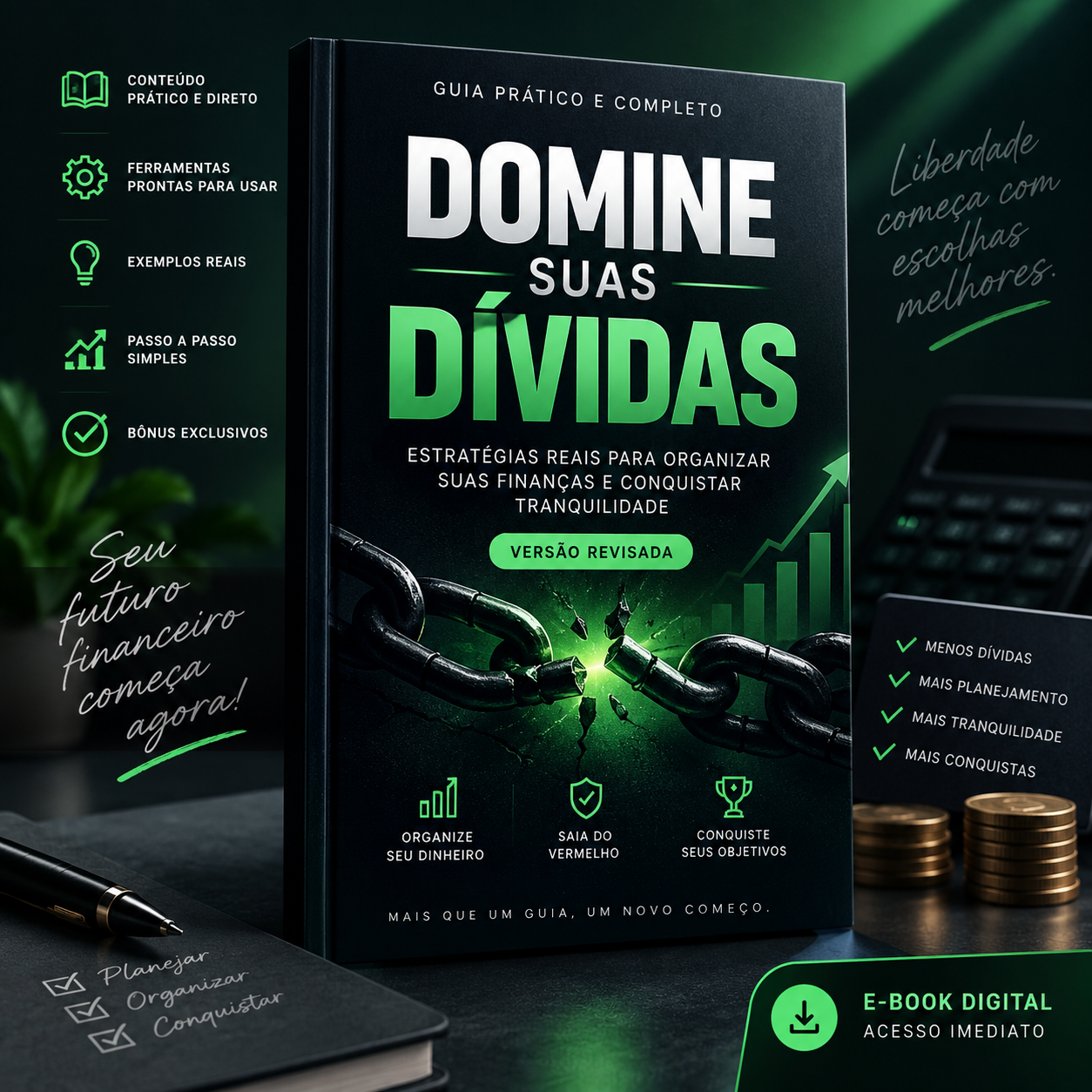 Capa do e-book Domine Suas Dívidas